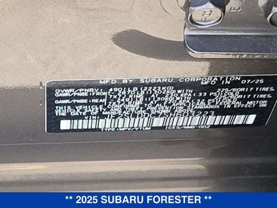 2025 Subaru Forester Premium