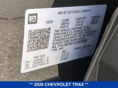 2026 Chevrolet Trax LT