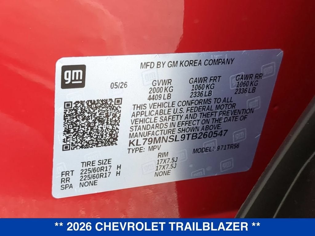 2026 Chevrolet Trailblazer LS