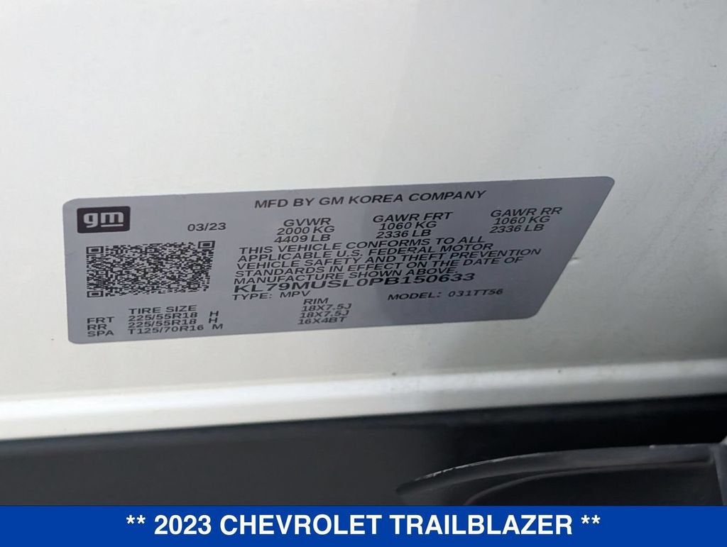 2023 Chevrolet Trailblazer RS
