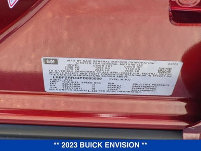 2023 Buick Envision Avenir
