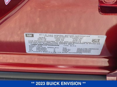 2023 Buick Envision Avenir