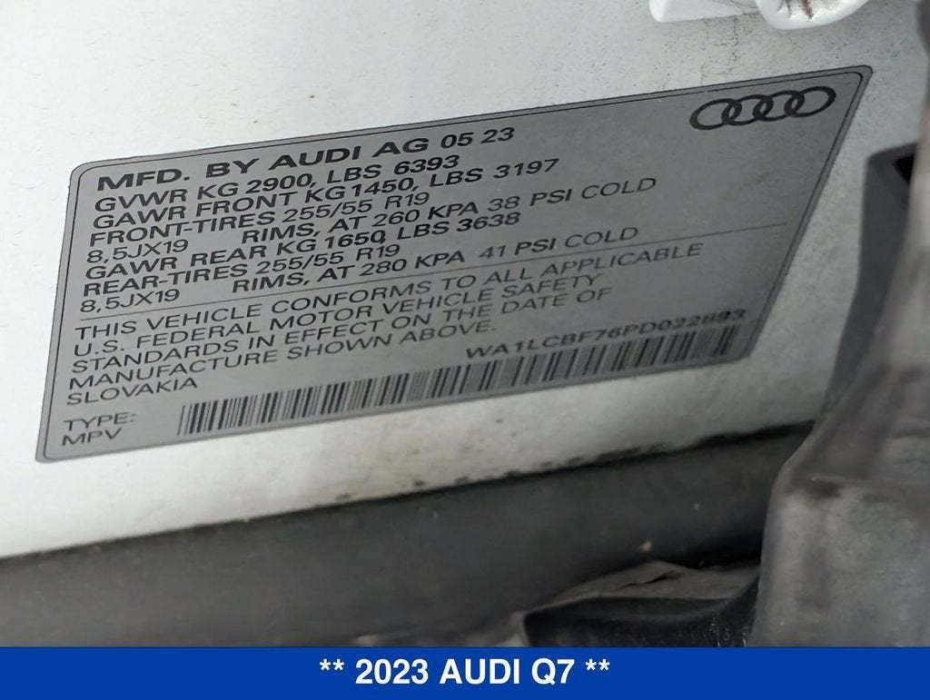 2023 Audi Q7 Premium Plus 45 TFSI quattro Tiptronic