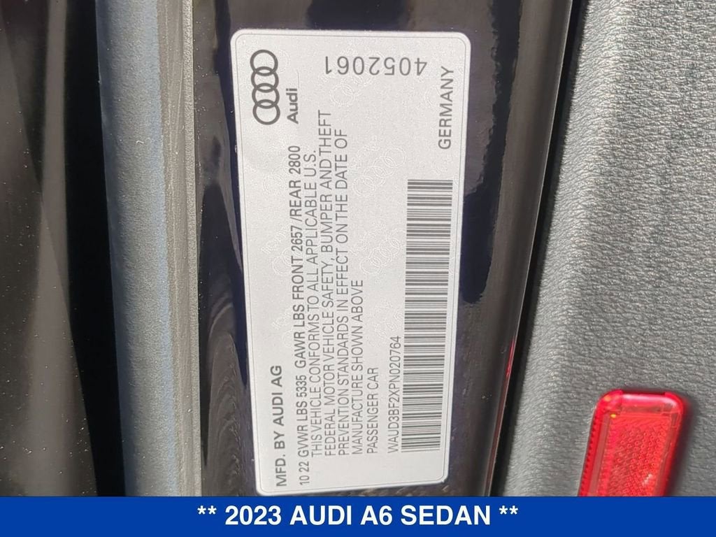 2023 Audi A6 Sedan Premium 45 TFSI quattro S tronic