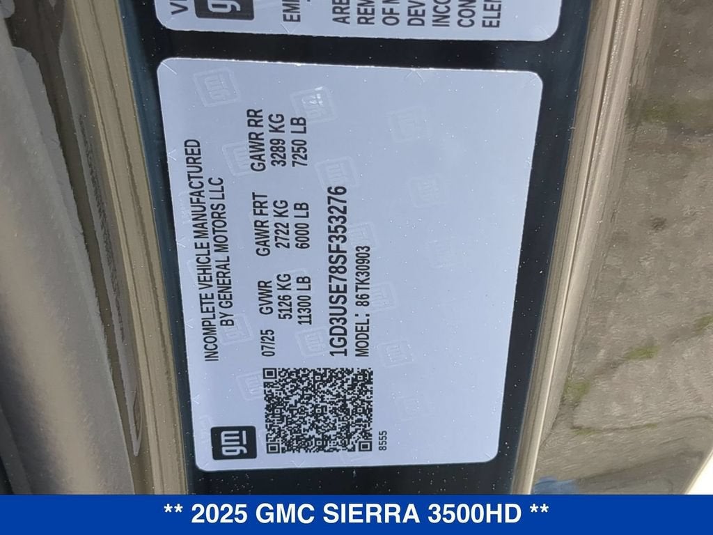 2025 GMC Sierra 3500 HD Pro
