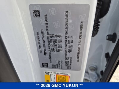 2026 GMC Yukon Denali Ultimate