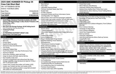 2025 GMC HUMMER EV Pickup 3X