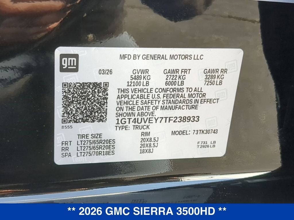 2026 GMC Sierra 3500 HD AT4