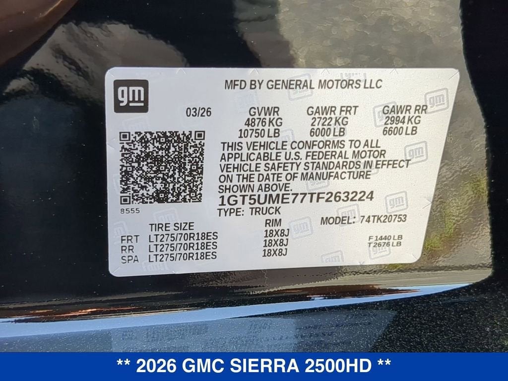 2026 GMC Sierra 2500 HD SLE