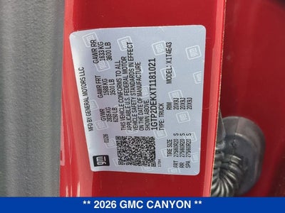 2026 GMC Canyon AT4