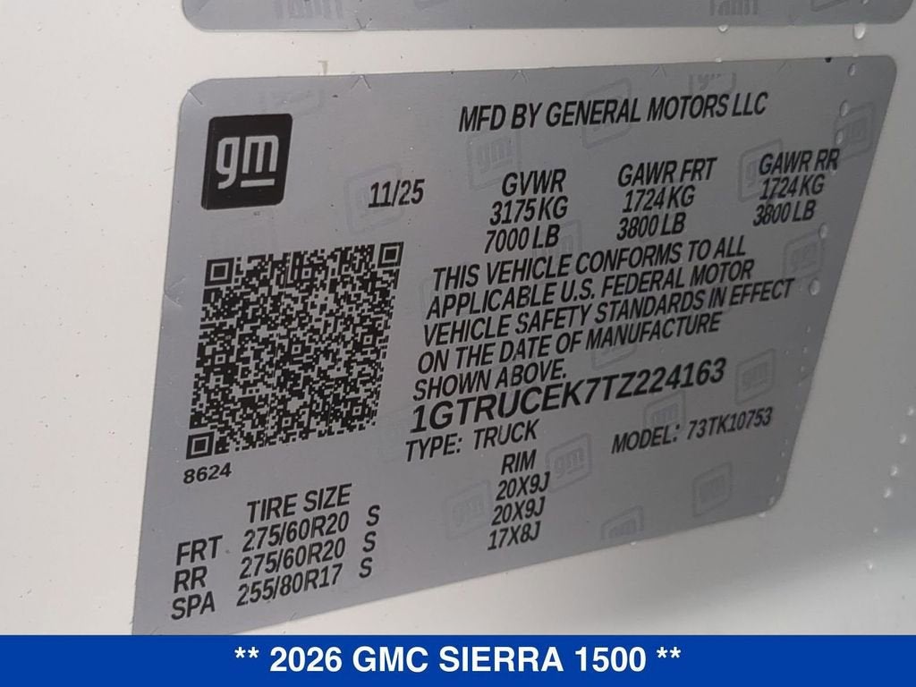 2026 GMC Sierra 1500 Elevation