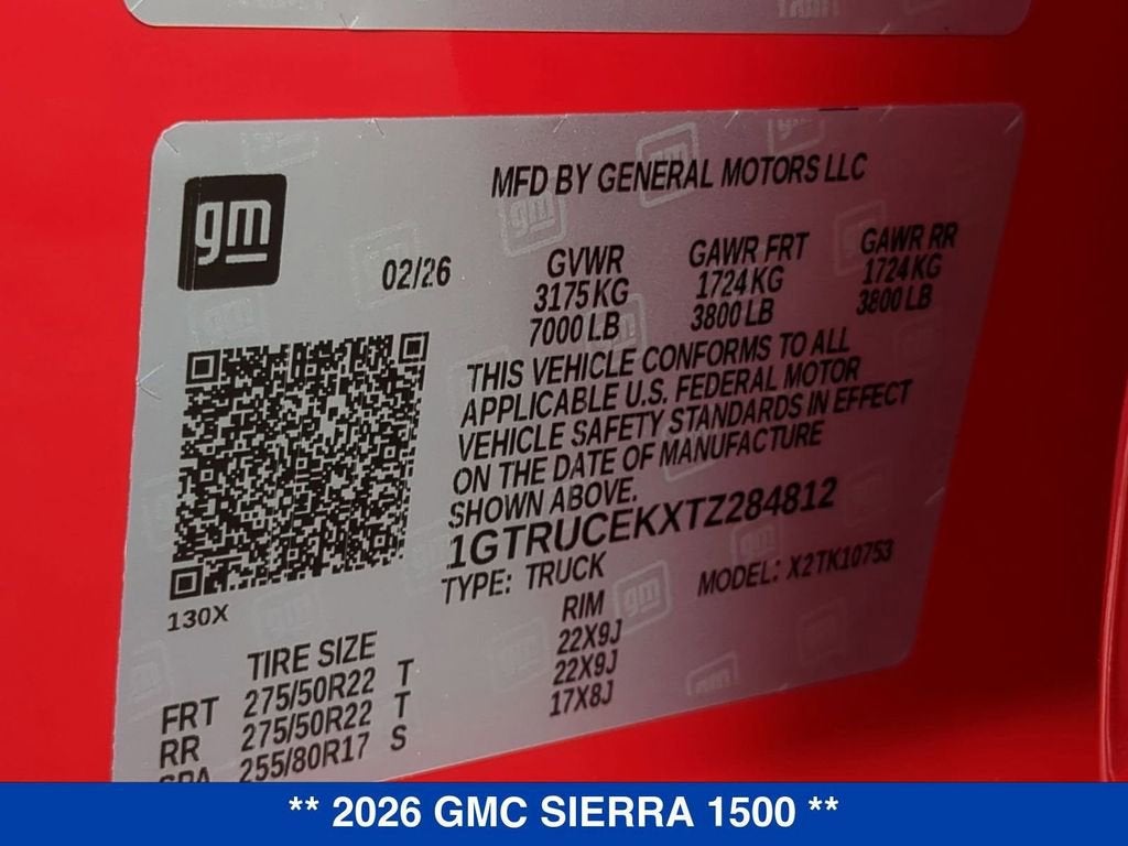 2026 GMC Sierra 1500 Elevation