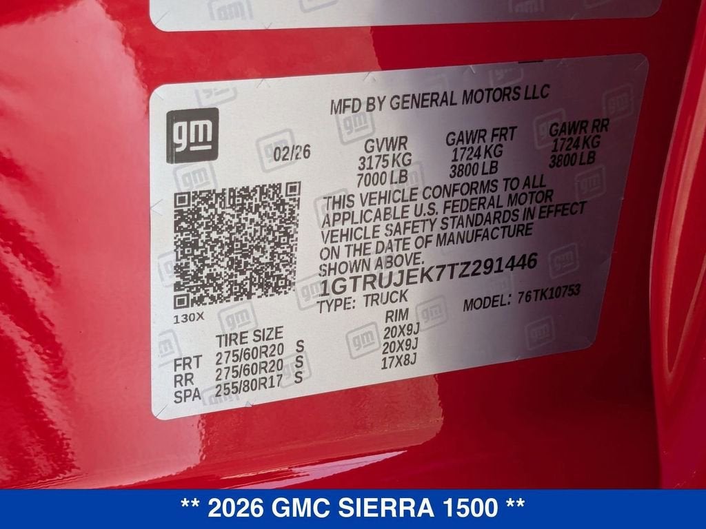 2026 GMC Sierra 1500 Elevation