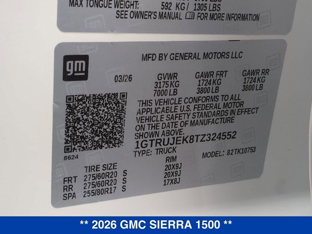 2026 GMC Sierra 1500 Elevation