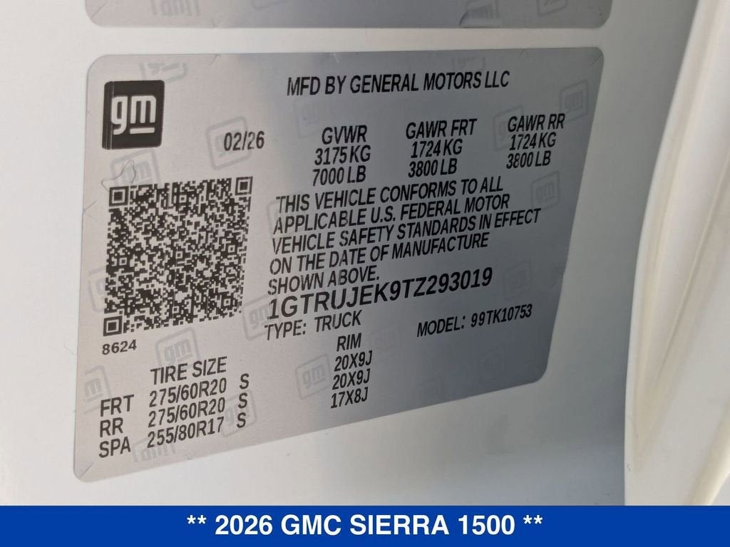 2026 GMC Sierra 1500 Elevation