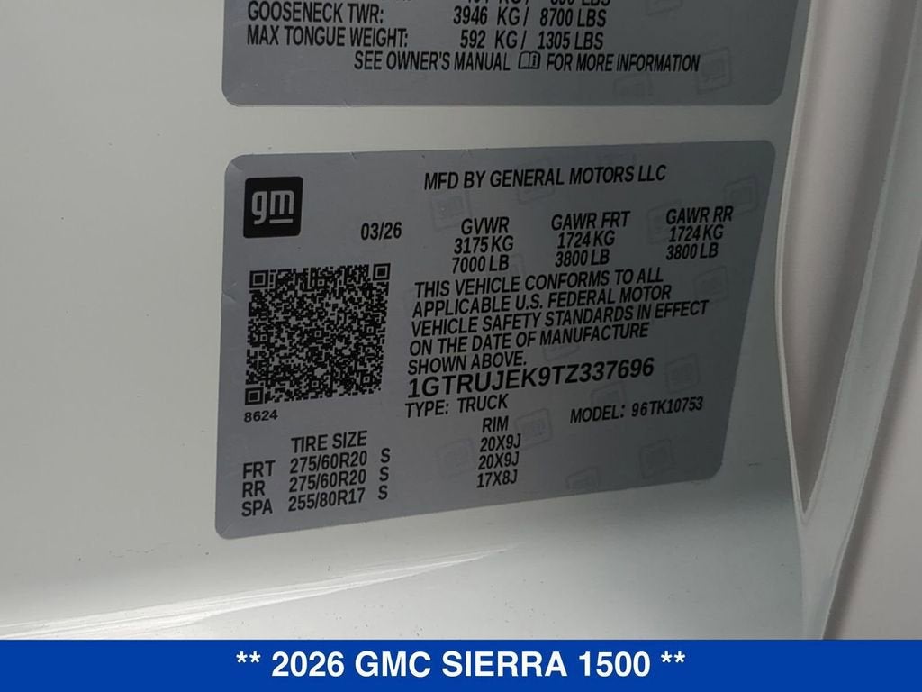 2026 GMC Sierra 1500 Elevation