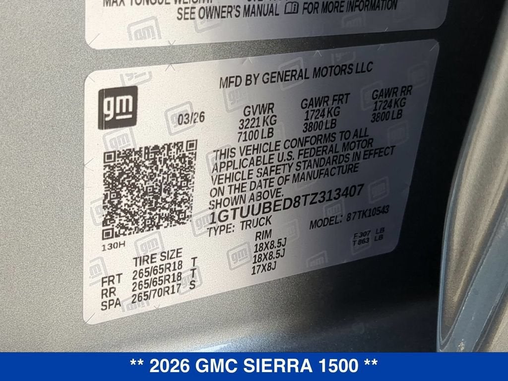2026 GMC Sierra 1500 SLE
