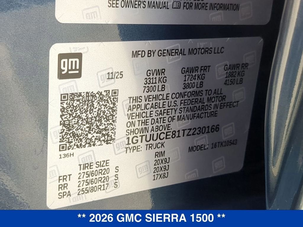 2026 GMC Sierra 1500 Elevation