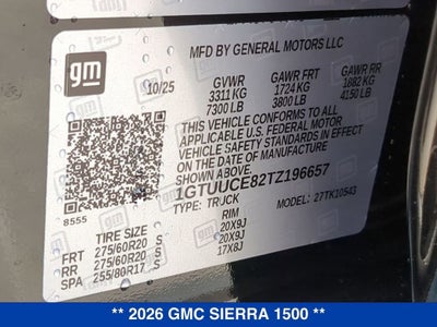 2026 GMC Sierra 1500 Elevation