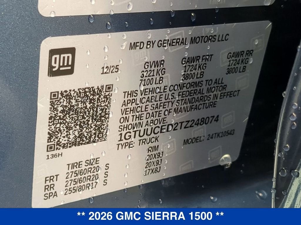 2026 GMC Sierra 1500 Elevation