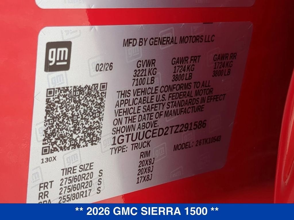 2026 GMC Sierra 1500 Elevation