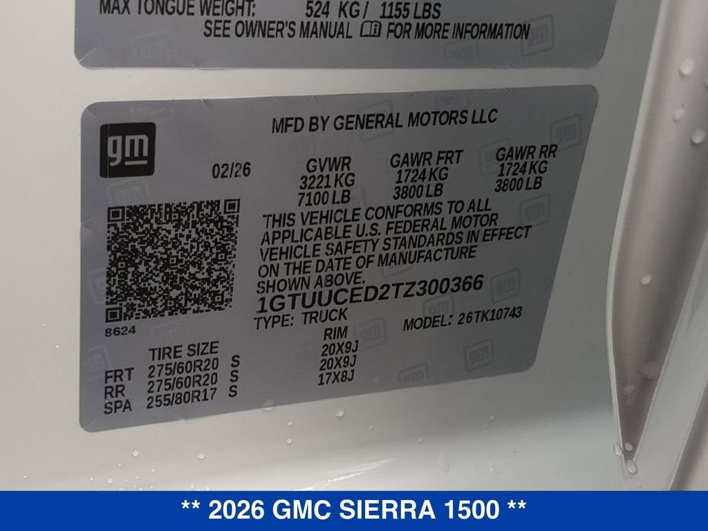 2026 GMC Sierra 1500 Elevation