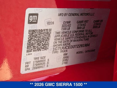 2026 GMC Sierra 1500 Elevation