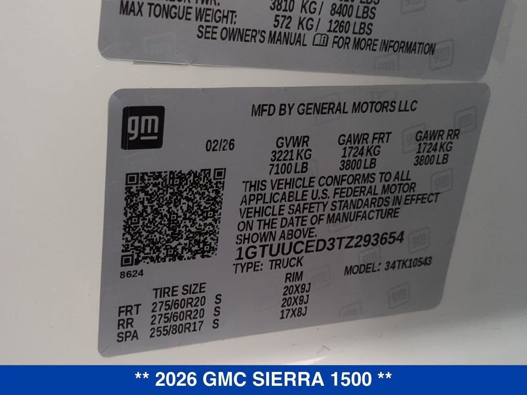 2026 GMC Sierra 1500 Elevation