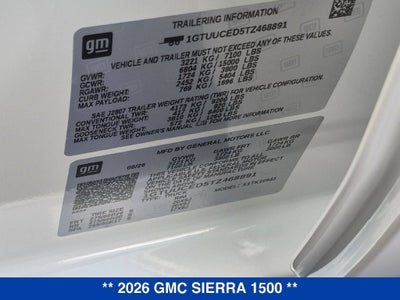 2026 GMC Sierra 1500 Elevation
