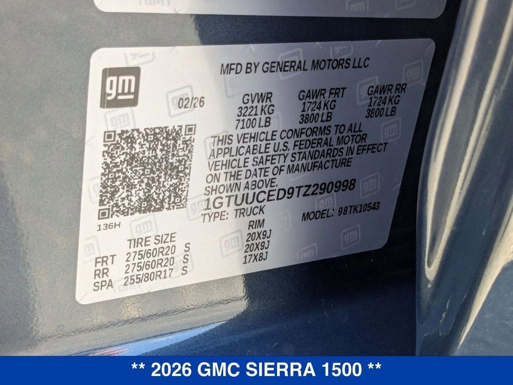 2026 GMC Sierra 1500 Elevation