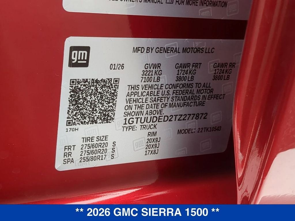 2026 GMC Sierra 1500 SLT