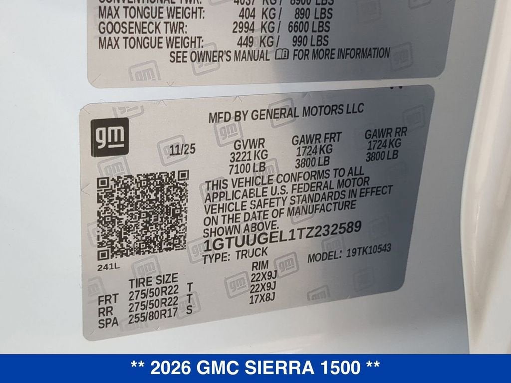 2026 GMC Sierra 1500 Denali