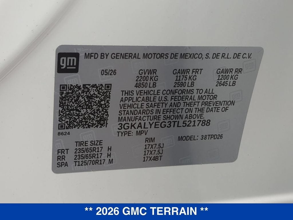 2026 GMC Terrain AT4