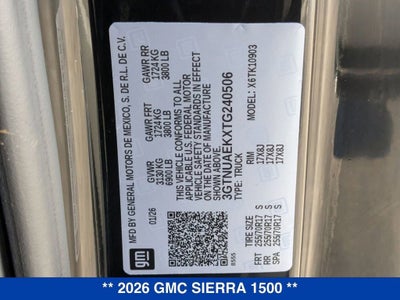 2026 GMC Sierra 1500 Pro