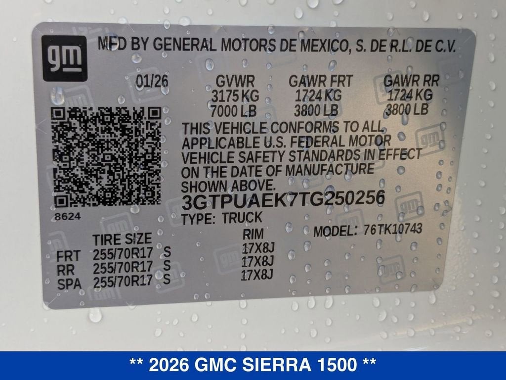 2026 GMC Sierra 1500 Pro