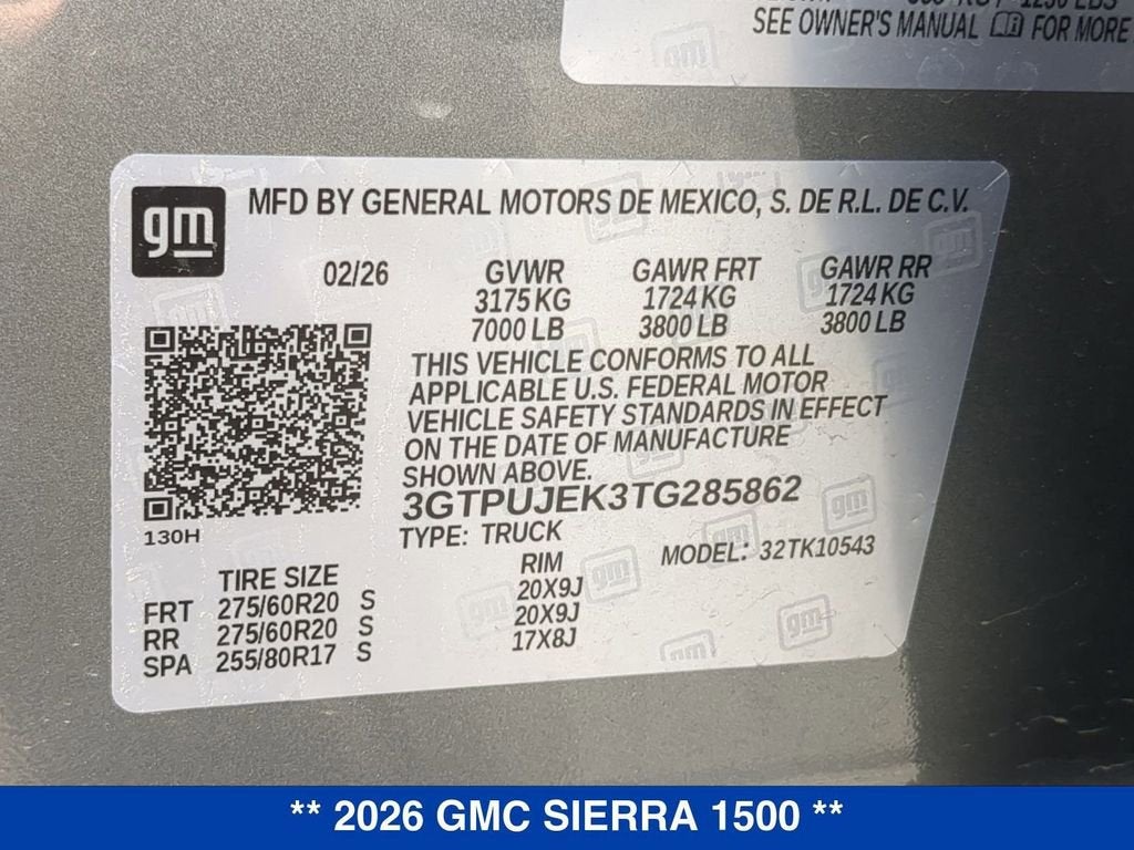 2026 GMC Sierra 1500 Elevation