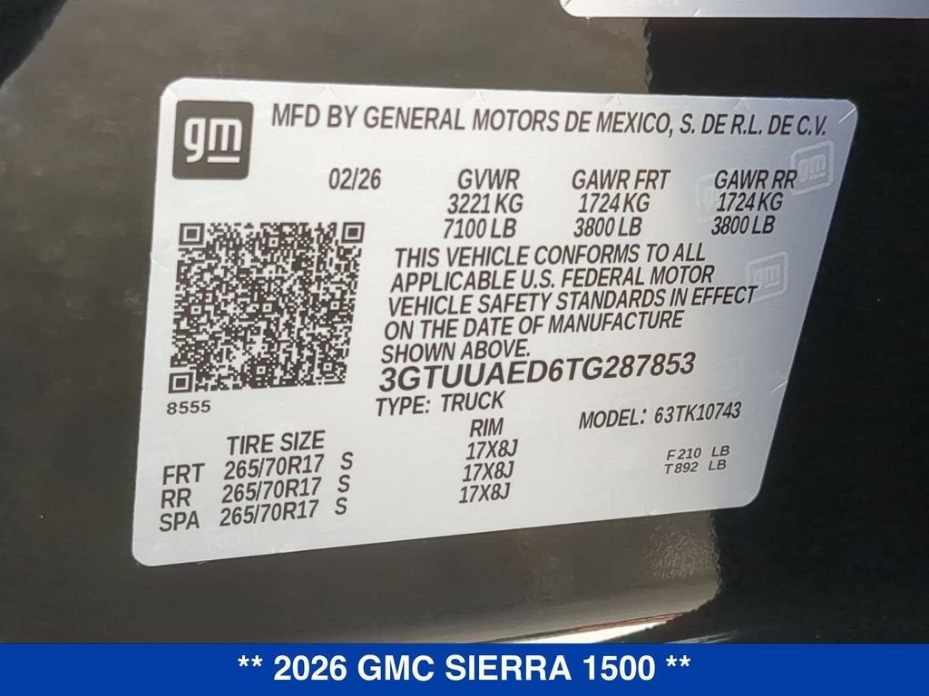 2026 GMC Sierra 1500 Pro