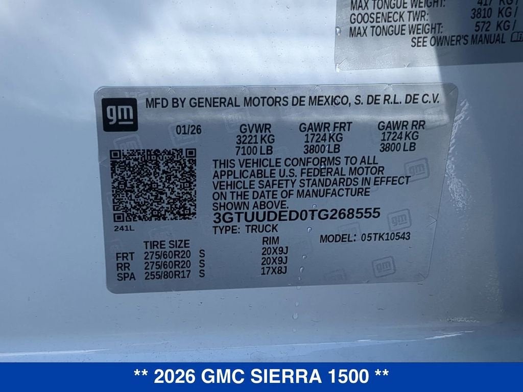 2026 GMC Sierra 1500 SLT
