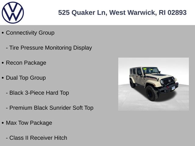 2017 Jeep Wrangler Unlimited Rubicon Recon