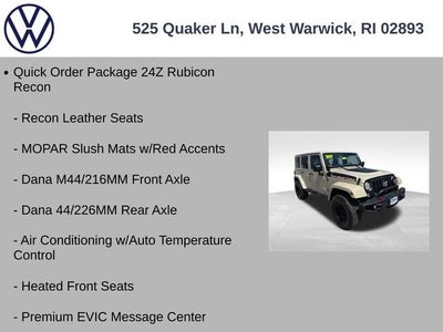 2017 Jeep Wrangler Unlimited Rubicon Recon