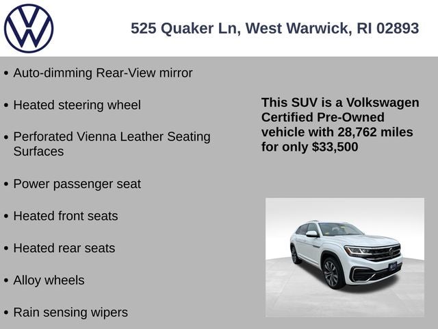 2022 Volkswagen Atlas Cross Sport 3.6L V6 SEL Premium R-Line