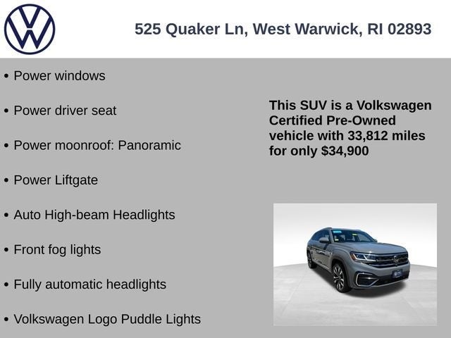2023 Volkswagen Atlas Cross Sport 3.6L V6 SEL Premium R-Line