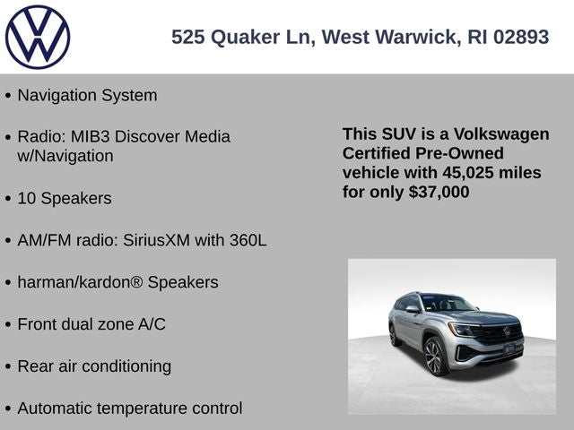 2024 Volkswagen Atlas 2.0T SEL Premium R-Line