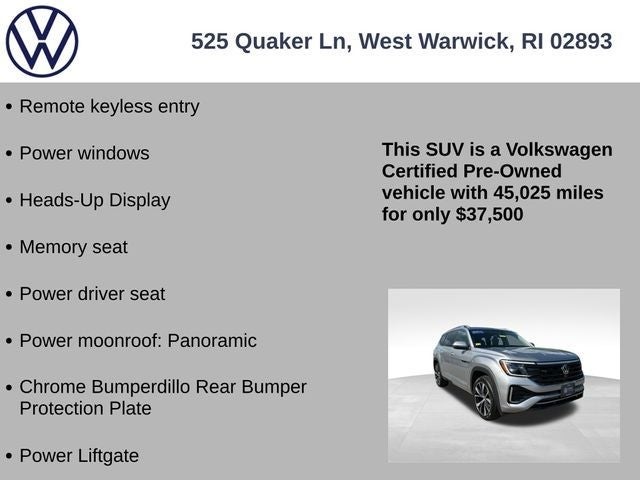 2024 Volkswagen Atlas 2.0T SEL Premium R-Line