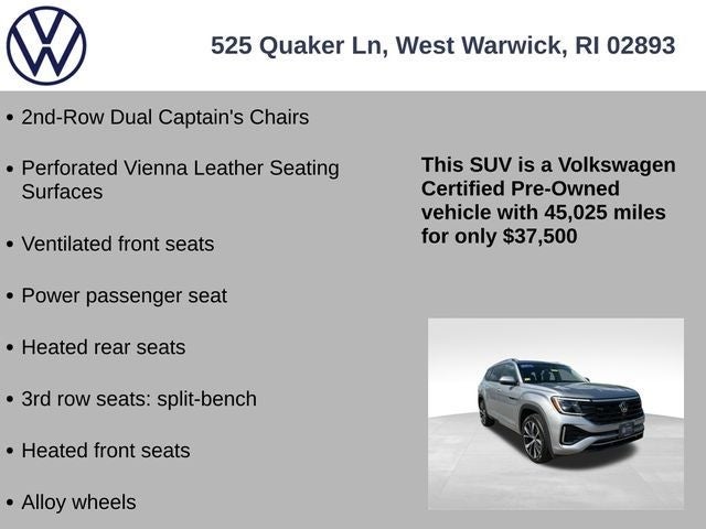 2024 Volkswagen Atlas 2.0T SEL Premium R-Line