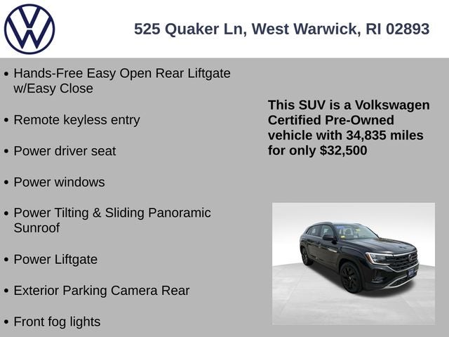 2024 Volkswagen Atlas Cross Sport 2.0T SE w/Technology