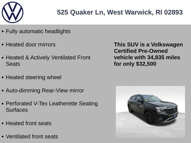 2024 Volkswagen Atlas Cross Sport 2.0T SE w/Technology