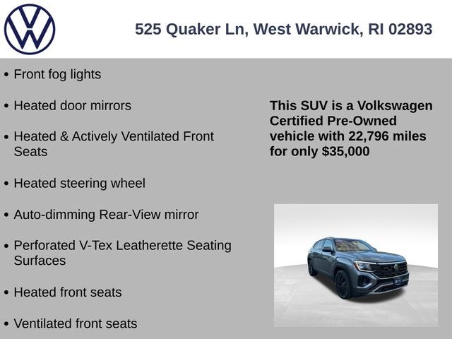 2024 Volkswagen Atlas Cross Sport 2.0T SE w/Technology
