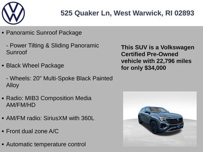 2024 Volkswagen Atlas Cross Sport 2.0T SE w/Technology