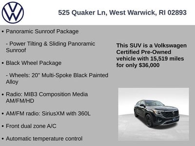 2024 Volkswagen Atlas Cross Sport 2.0T SE w/Technology